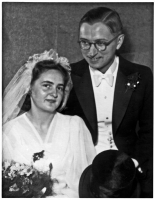 1946 / Hochzeitsbild von Helene und Martin Geyer