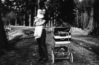 1973 - Doris Geyer mit Tochter Jenny