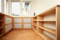 Bücherregal/Schrank - Türen bzw. Schiebetüren bespannt mit Japanpapier