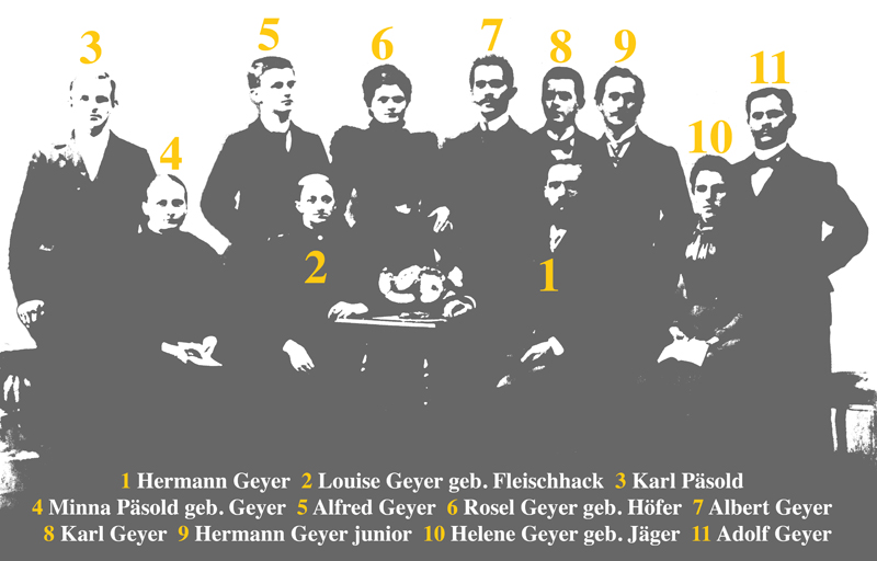 Familie Hermann Geyer 1898